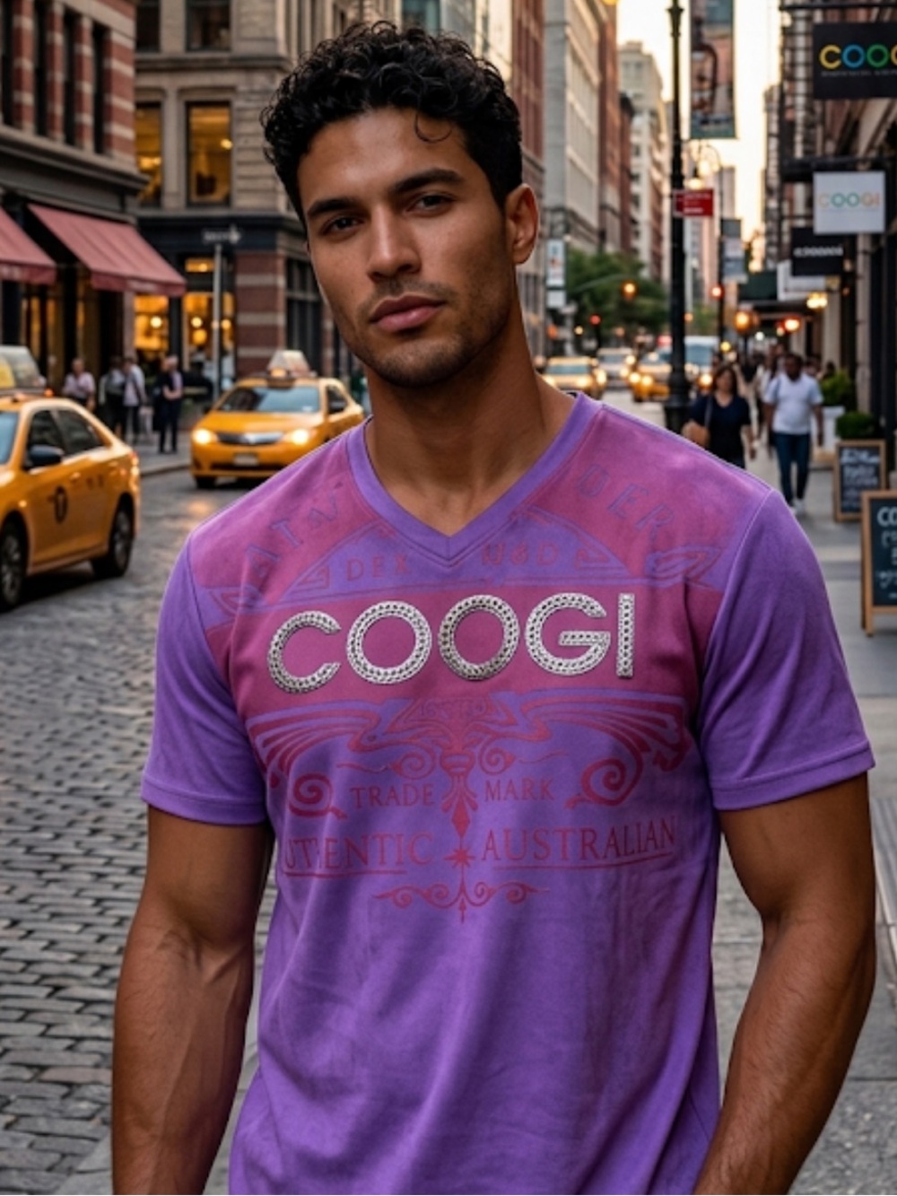 COOGI suede style shirt, men’s size 4XL